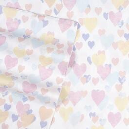 Sweet Home Collection Kids Fun & Colorful Vintage Heart Sheet Set