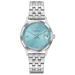 Womens Caravelle by Bulova Light Blue Bracelet Watch - 43M124