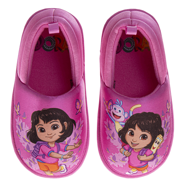 Toddler Girls Dora the Explorer Non-Slip Fluffy Slippers