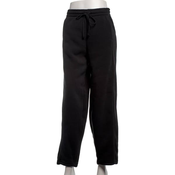 Juniors No Comment Drawstring Barrel Fleece Sweatpants - image 