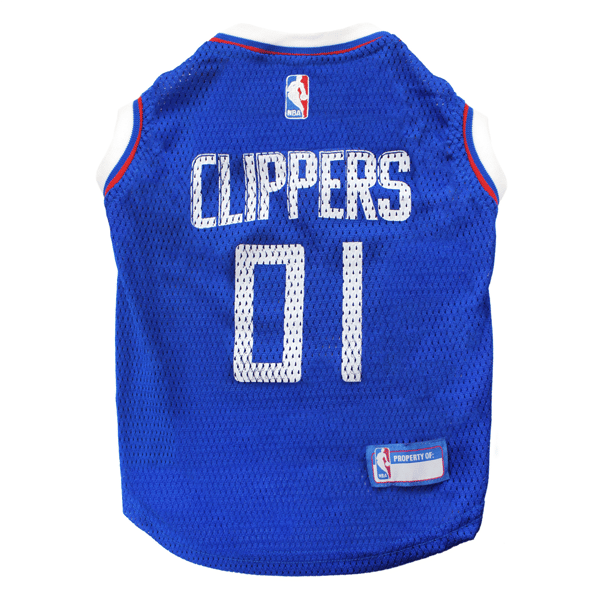 NBA Los Angeles Clippers Basketball Mesh Pet Jersey - image 