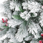 Northlight 6.5ft. Full Flocked Fairfield Fir Christmas Tree - image 6