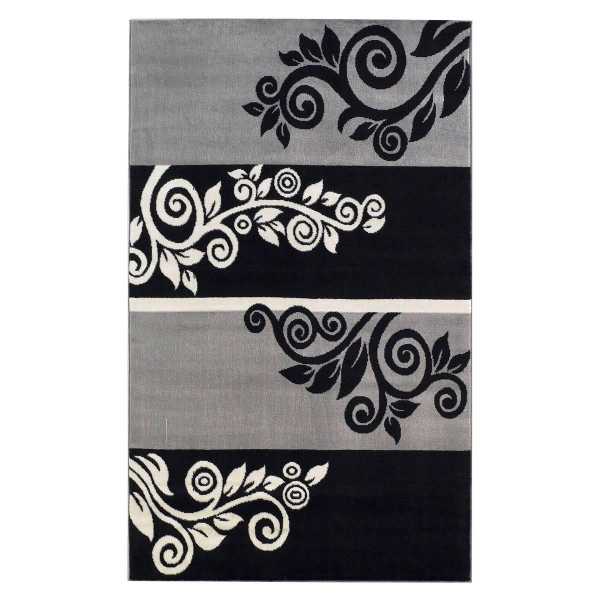 Linon Capri Noir Area Rug - 6x9