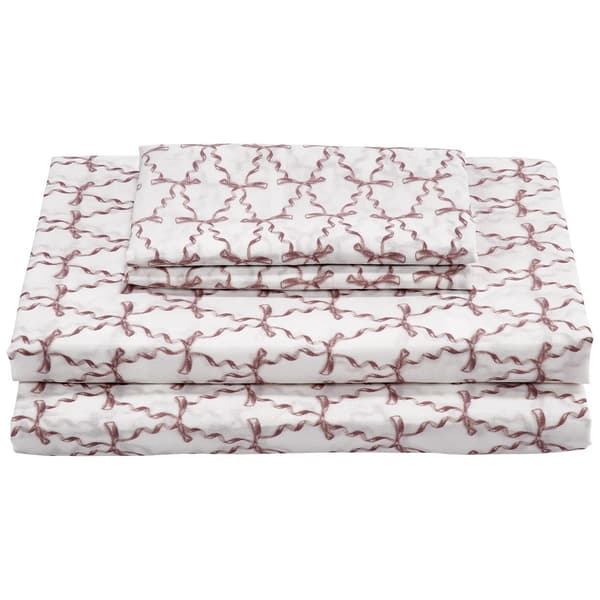 Ashley Cooper(tm) Bowy Blush Microfiber Sheet Set