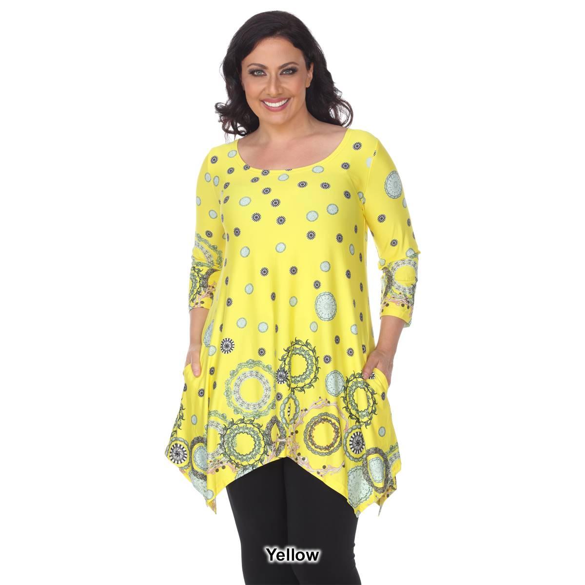 Plus Size White Mark Erie Tunic