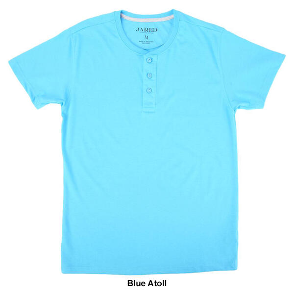 Young Mens Jared Short Sleeve Henley Tee