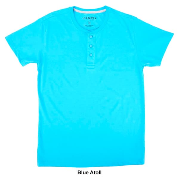 Young Mens Jared Short Sleeve Henley Tee