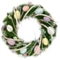 Northlight Seasonal Speckled Eggs & Flowers Easter Wreath - image 1
