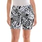 Womens Zac & Rachel Pull On Printed Millenium Shorts - Blk/Wht - image 1