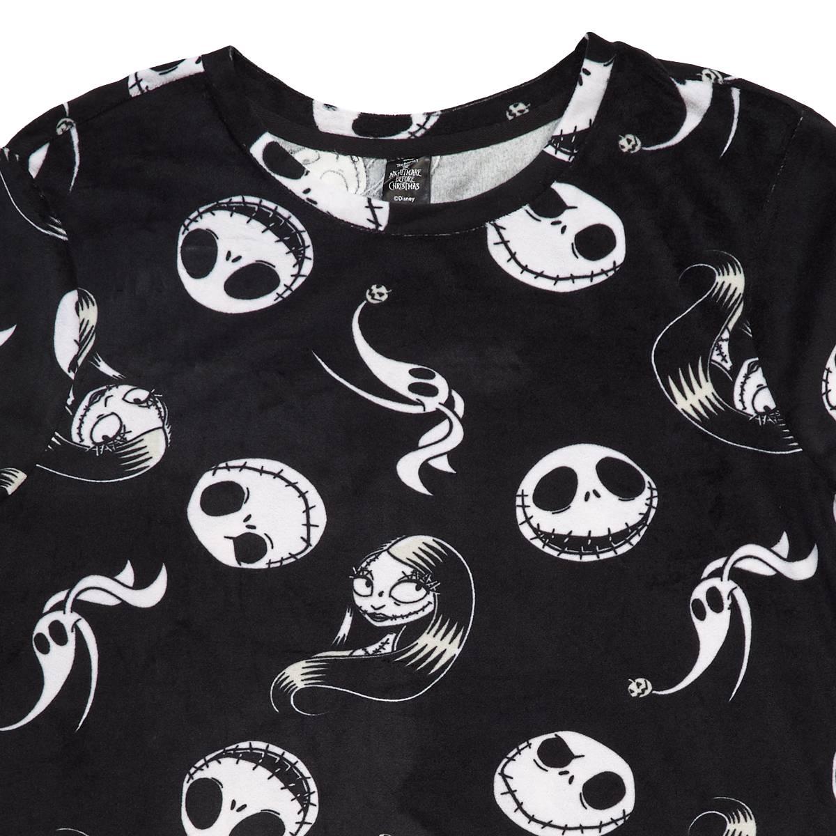 Womens Disney Long Sleeve Nightmare Before Christmas Pajama Set