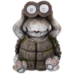 Northlight Seasonal Turtle w/ Binoculars Solar Garden Statue