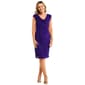 Womens Connected Apparel Sleeveless Drape Neck Sheath Dress - image 1