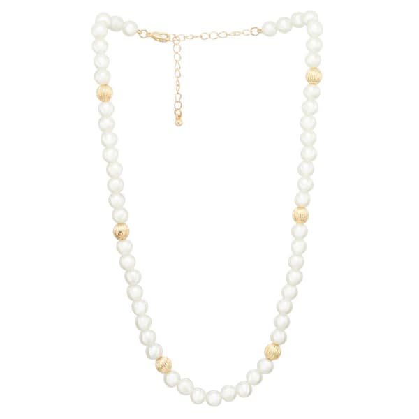 Design Collection Gold-Tone Pearl Strand Necklace