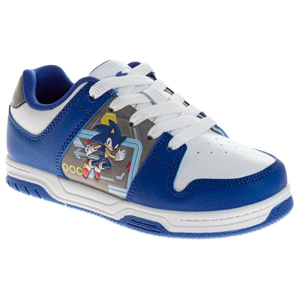 Big Boys SEGA Sonic The Hedgehog Lace Up Casual Sneakers - image 