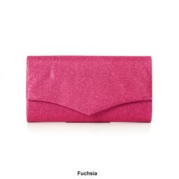 D'Margeaux Glitter Flap Clutch