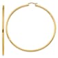 Gold Classics(tm) 14kt. Polished Gold 65mm Hoop Earrings - image 1