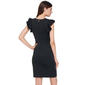 Womens Tommy Hilfiger Ruffle Sleeve Crepe Sheath Dress - image 2