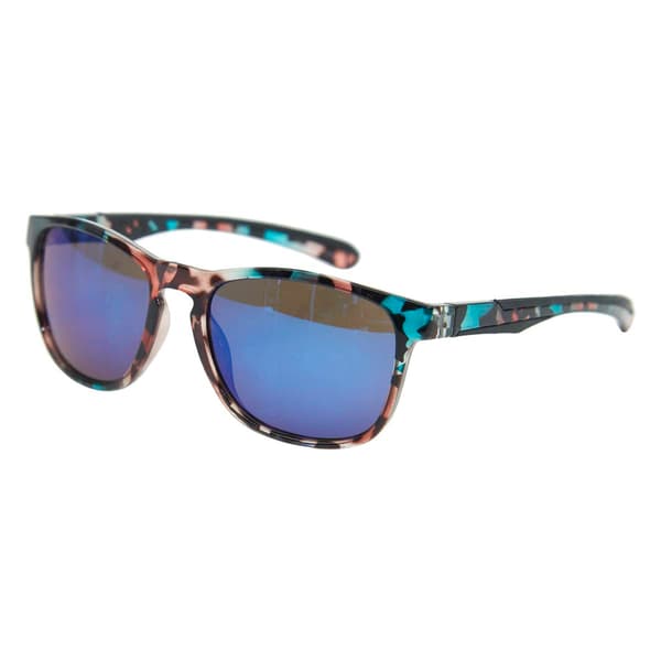Womens Tropic-Cal Steam Plastic Rectangle Sunglasses