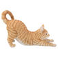 Hi-Line Gift Orange Tabby Cat Stretching Garden Statue - image 4