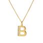 Accents by Gianni Argento Diamond Accent Block Initial B Pendant - image 1