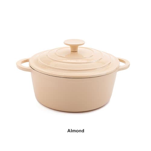Healthy Living Enamel Cast Iron Dutch Oven- 5qt.