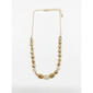 Design Collection Gold-Tone Glass Pave Bead Earrings - image 1