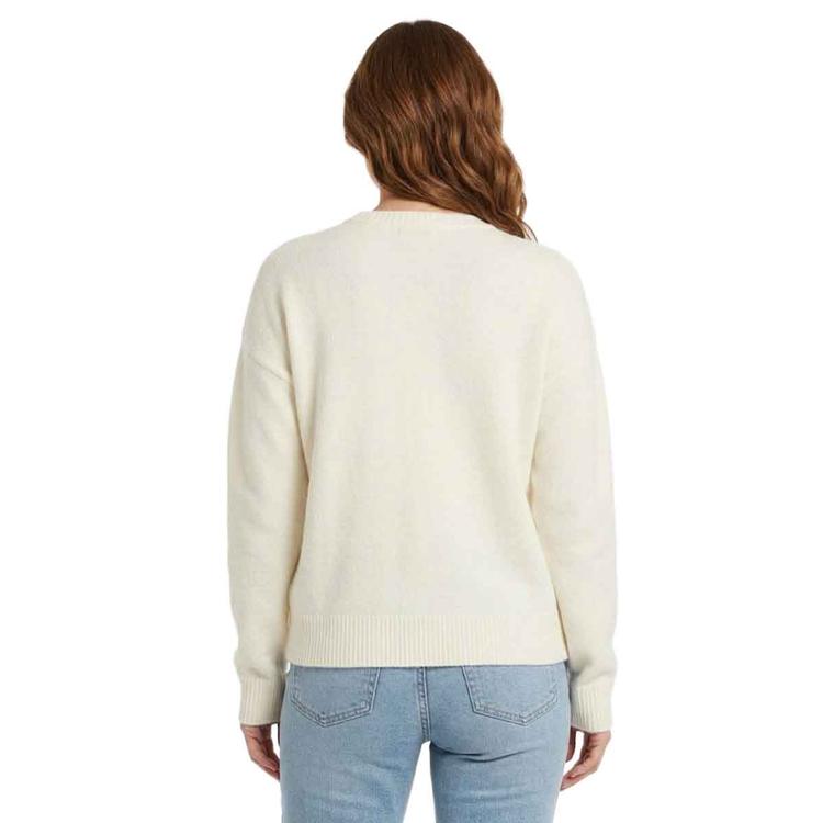 Womens 99 Jane Street Long Sleeve Merry & Bright Cord Sweater