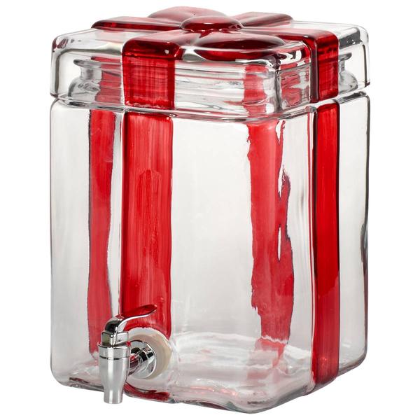 Winterberry Lane Holiday Gift Square Beverage Dispenser - image 