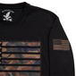 Mens Big & Tall Buckhorn River Long Sleeve Camo Flag Tee - Black - image 3