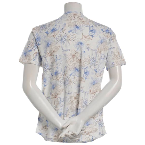 Petites Hasting & Smith Short Sleeve Tropical Floral Tee