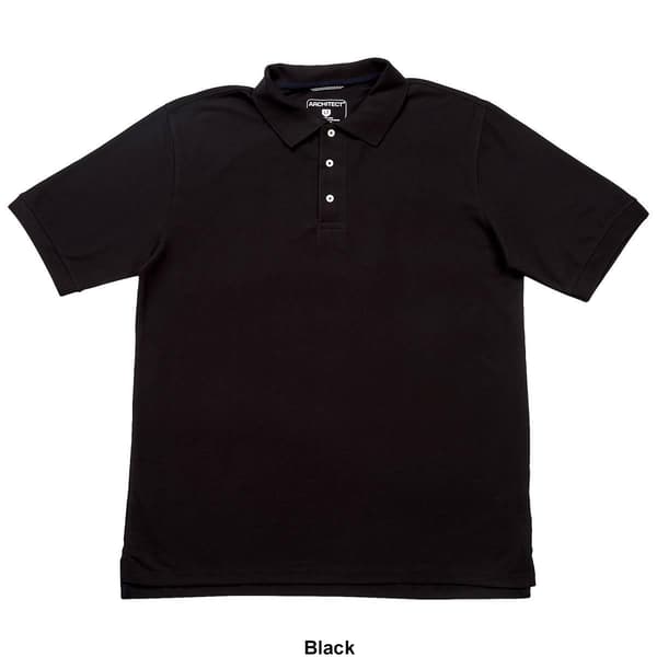 Mens Big & Tall Architect&#174; Short Sleeve Pique Polo