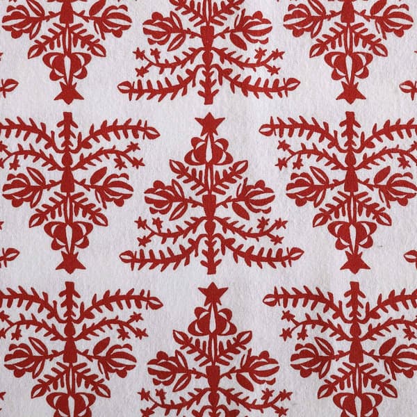 Eddie Bauer Jolly Trees Cotton Flannel Sheet Set