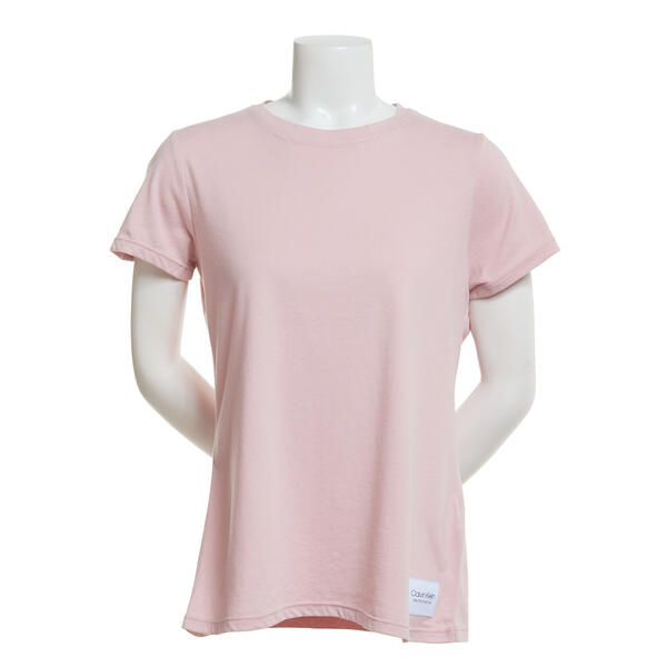 Womens Calvin Klein Performance Short Sleeve Crew Neck Solid Tee - image 