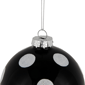 Northlight 2pk. Polka Dot Christmas Glass Ball Ornaments - image 6