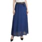Womens NY Collection Long Belted Solid Chiffon Skirt - image 1