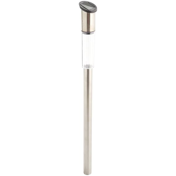 Solar Stainless Steel 28in. LED Stake Light - image 