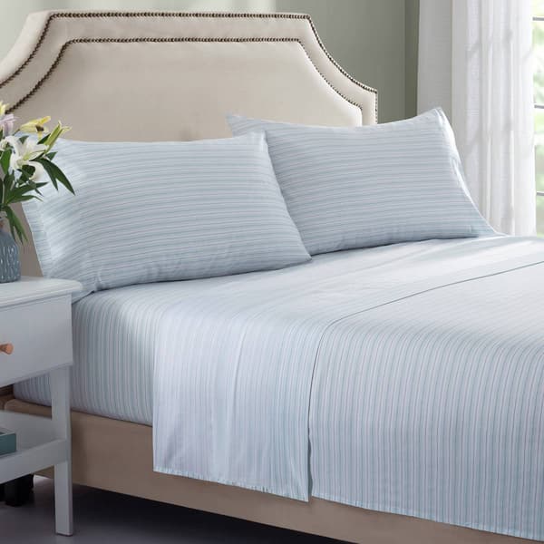 Sutton Home Super Soft Stripe Printed Sheet Set - image 