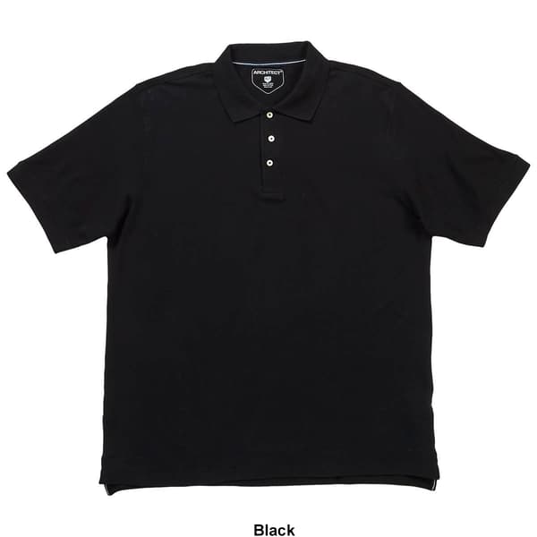 Mens Big & Tall Architect&#174; Short Sleeve Pique Polo