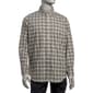 Mens Architect® Regular Fit Plaid Button Down Shirt -Black Forest - image 2
