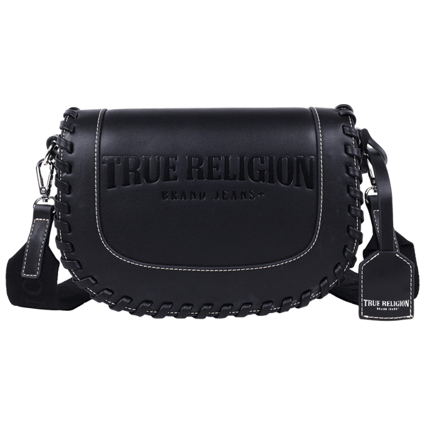 True Religion Whipstitch Saddle Bag - image 