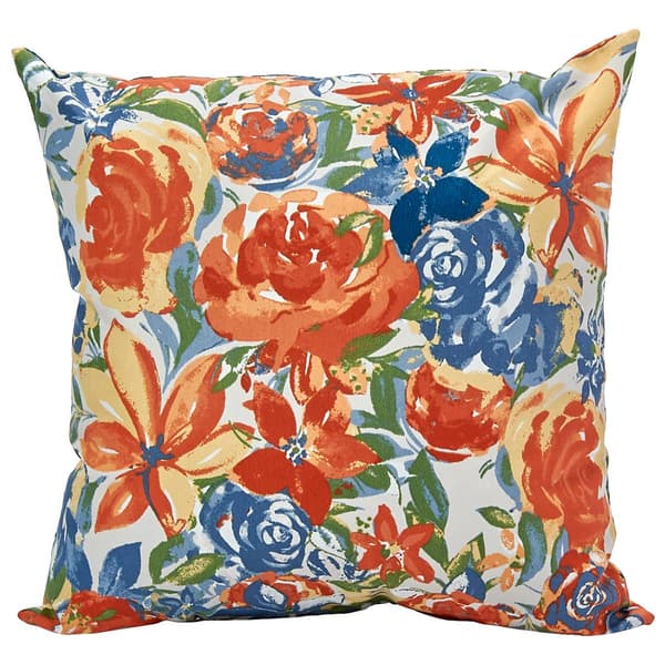 Jordan Manufacturing Multi Color Floral Pillow - image 