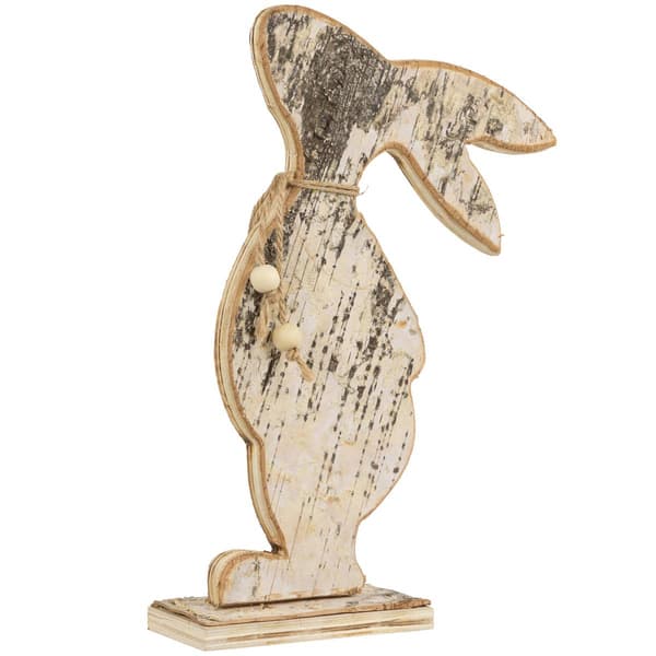 Northlight Seasonal Rustic Wooden Rabbit Silhouette Easter Décor