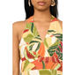 Womens MSK Sleeveless V Neck Tropical Challis Maxi Dress - image 5