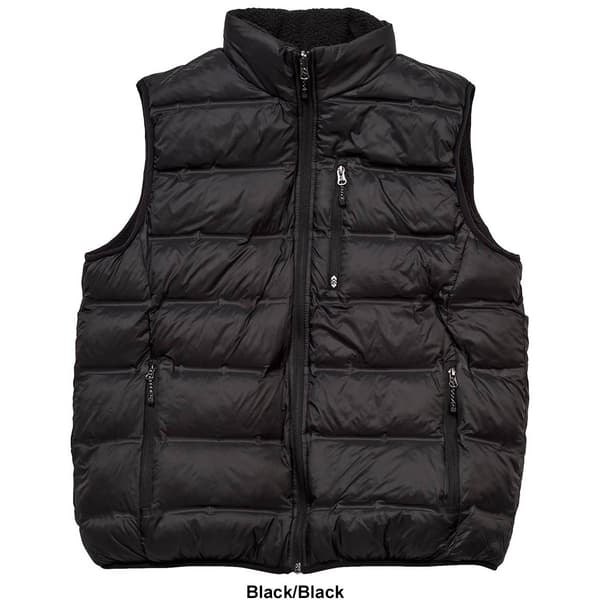 Mens Free Country Sherpa Lined Reversible Vest