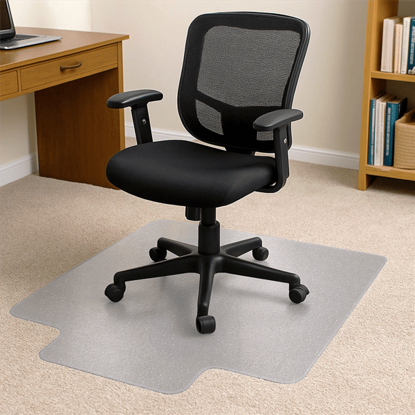 Floortex® TrYlok® Lipped Chair Mat for Carpets up to 1/4in.
