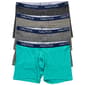 Mens Nautica 4pk. Boxer Briefs - Green/Navy - image 1