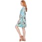 Womens Ruby Rd. 3/4 Ruffle Sleeve Sunburst Shift Dress - image 3