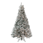 Northlight 6.5ft. Pre-Lit Flocked Pine Artificial Christmas Tree - image 2