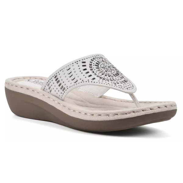 Womens Cliffs by White Mountain Cienna Wedge Sandals