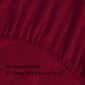 Superior 300TC Egyptian Cotton Solid Deep Pocket Queen Sheet Set - image 3